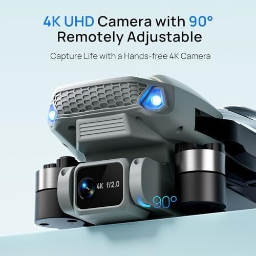 4K Drone with Camera Brushless Motor 36min Flight FPV Altitude Hold Toy