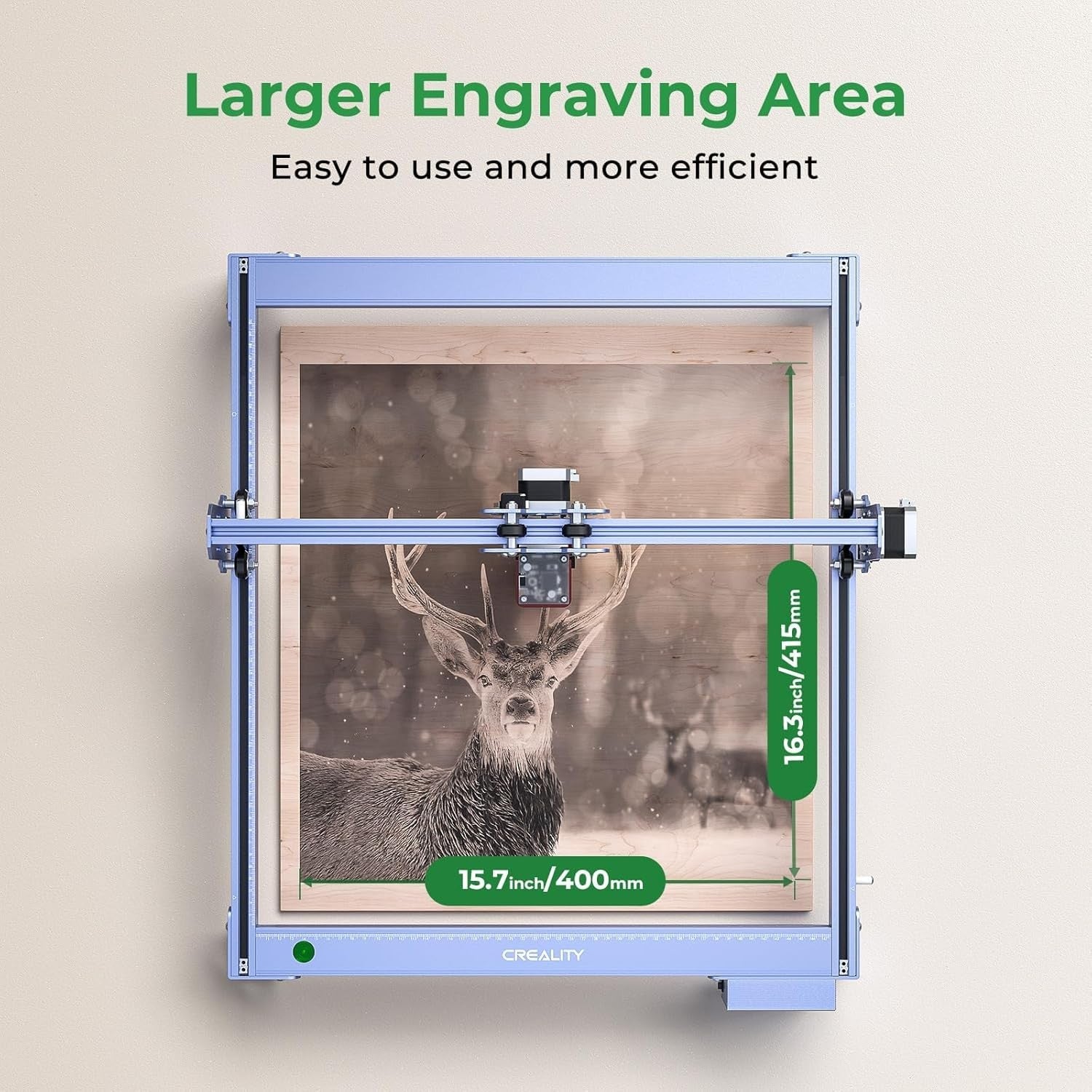 5W Laser Engraver Desktop Cutter High Precision 400x415mm Wood Metal