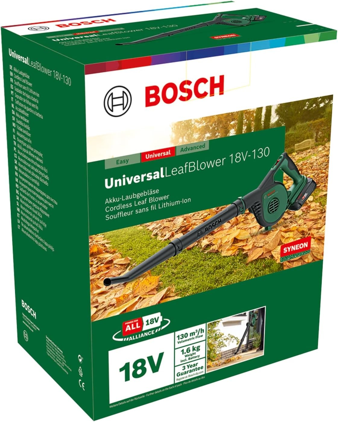 Cordless Leaf Blower 18V Lightweight Handheld Garden Yard Cleaner