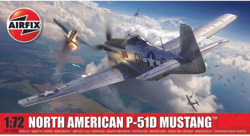 WWII P-51D Mustang 1:72 Model Kit Plane Set Adults Teens Collectible