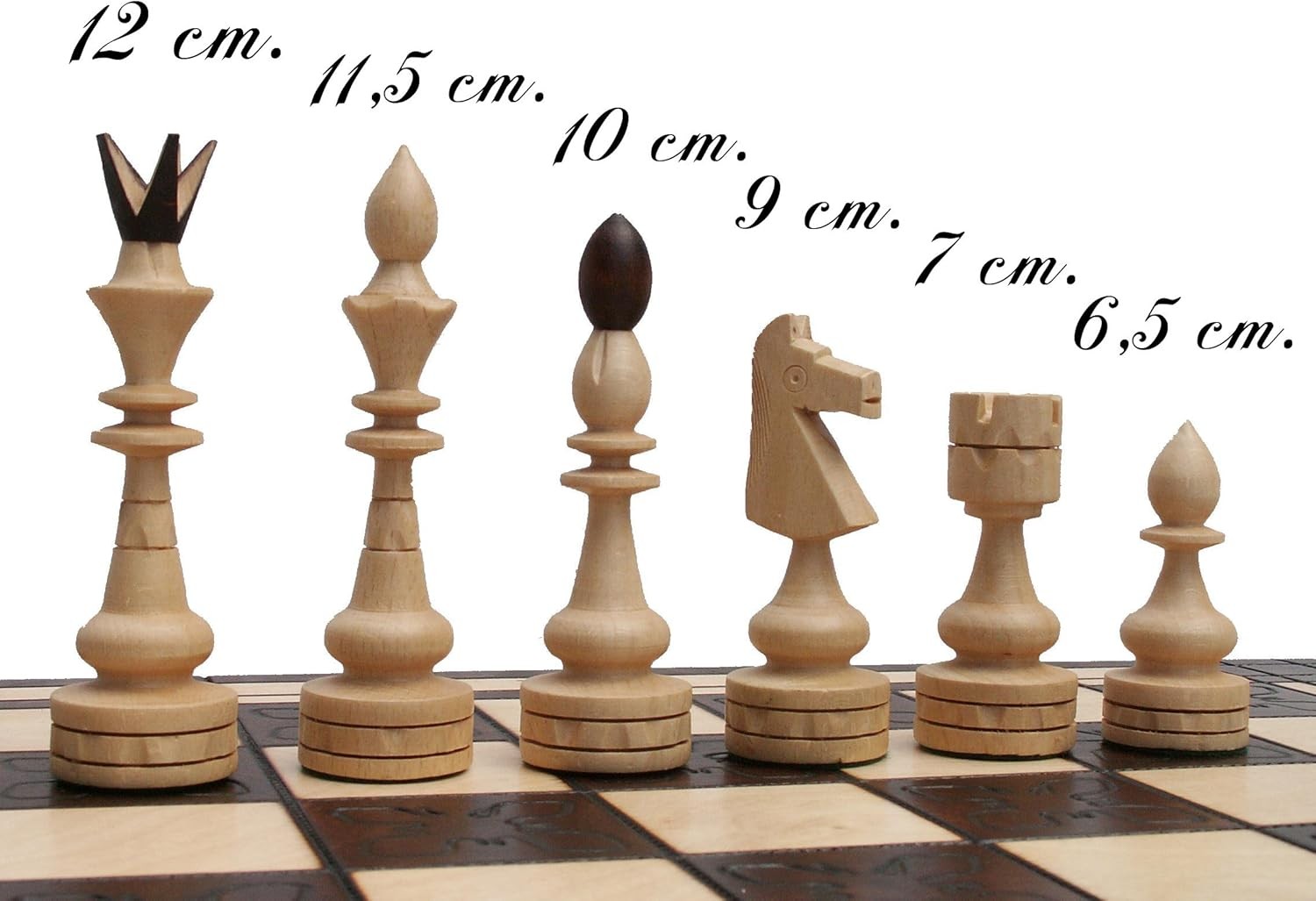Luxury 54cm Folding Wooden Chess Set | Handcrafted Indian Pieces | Premium Gift