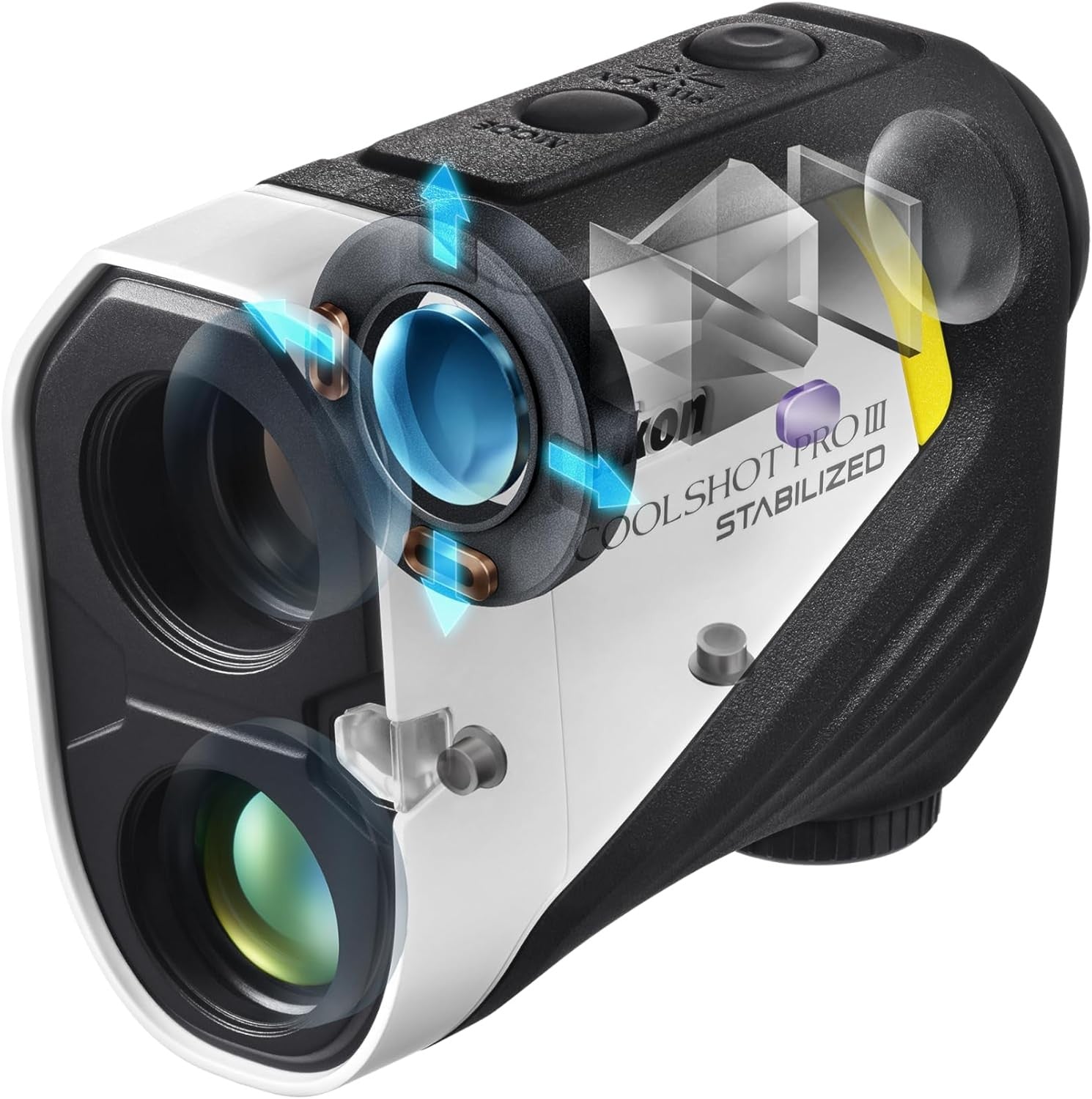 Golf Laser Rangefinder Stabilized Slope OLED Flag Lock Vibration Waterproof