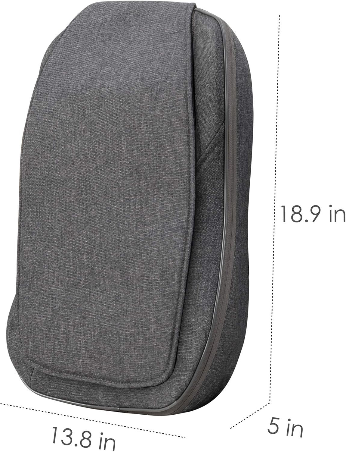 Shiatsu Lower Back Massager Heat 12-Node Kneading Portable Chair Cushion