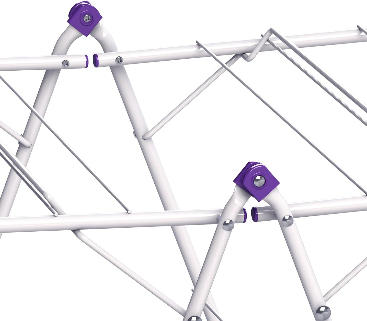 X Wing Clothes Airer Folding Drying Rack Indoor Space Saving Steel