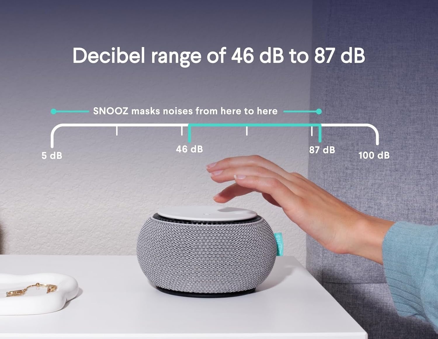 Non-Looping White Noise Machine Real Fan Sleep Sound Night Light App