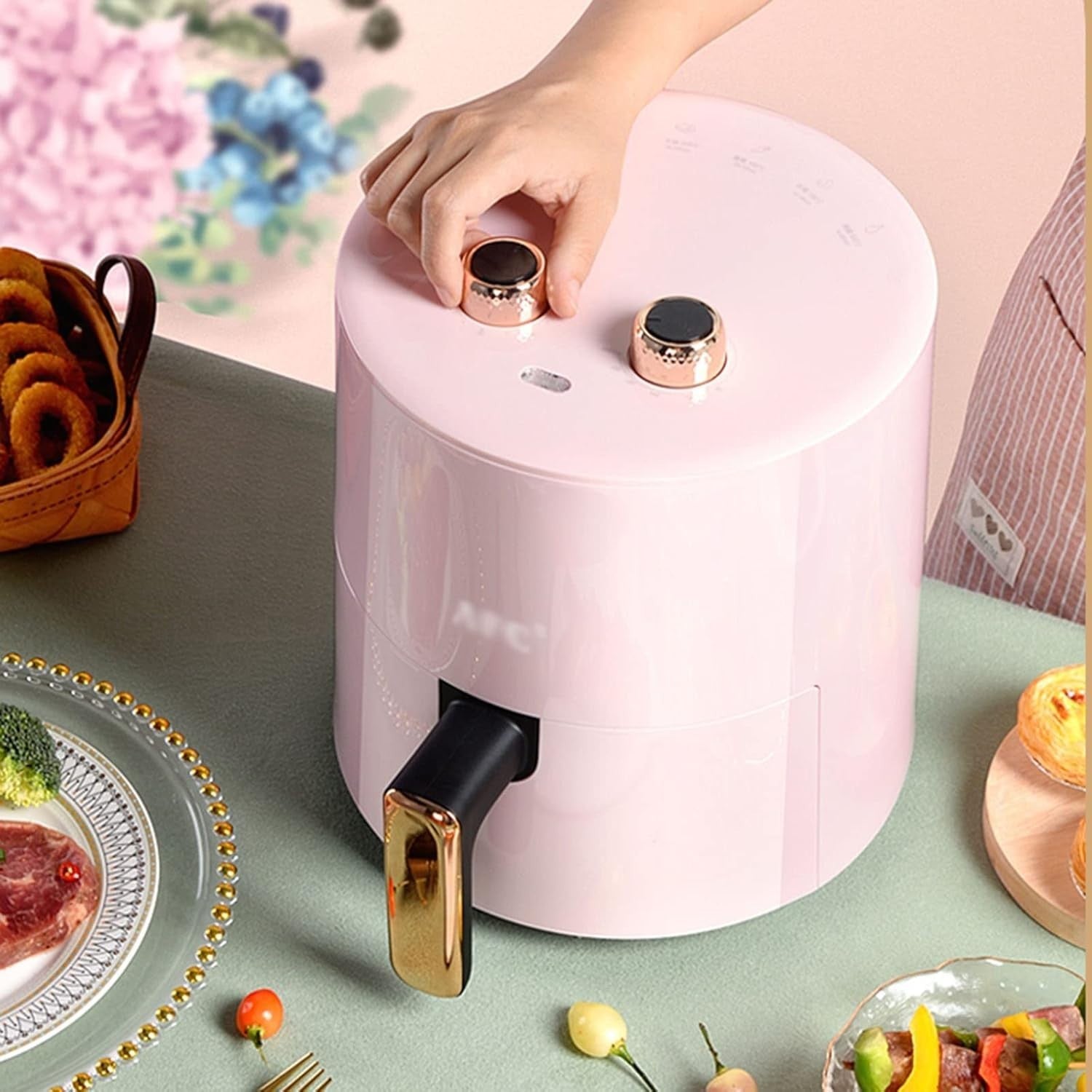 3.7L Air Fryer Oil Free Energy A+++ Double Knob Healthy Cooking