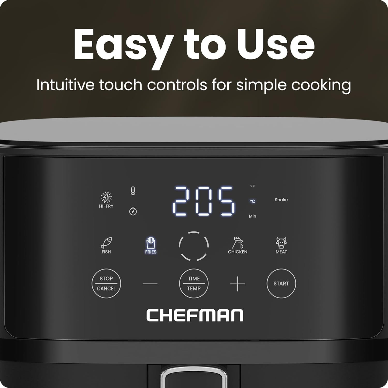 5.7L Compact Digital Air Fryer | Hi-Fry Extra Crisp | 4 Presets | Shake Alert