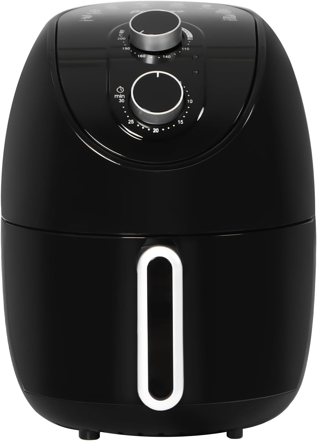 3.5L Digital Air Fryer 1200W 8 Presets LED Timer 200°C Oil Free