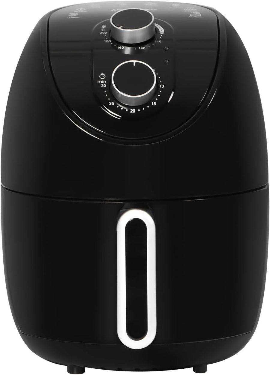 3.5L Digital Air Fryer 1200W 8 Presets LED Timer 200°C Oil Free