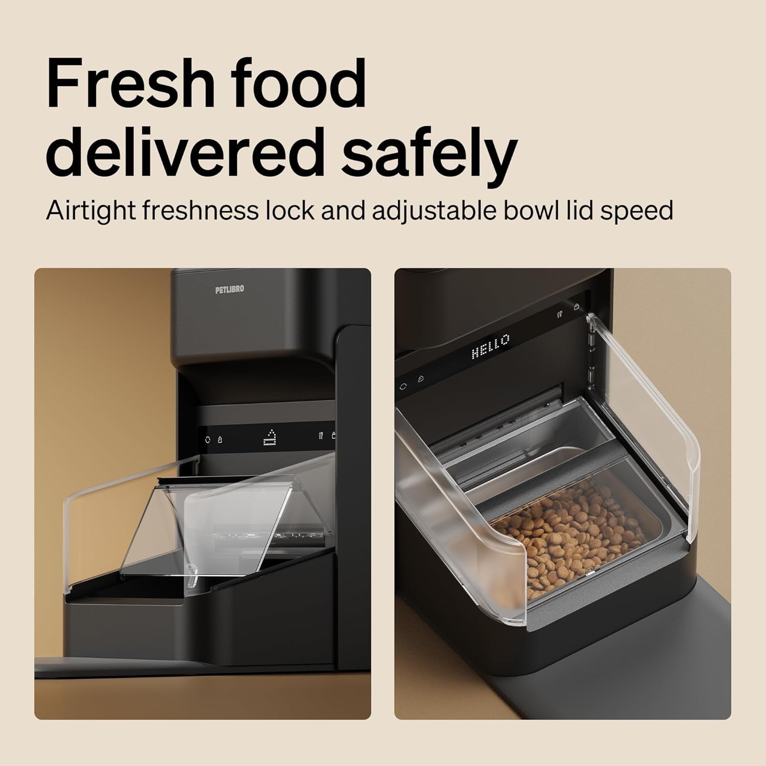 RFID Automatic Cat Feeder WiFi App Control 3L Anti Food Stealing