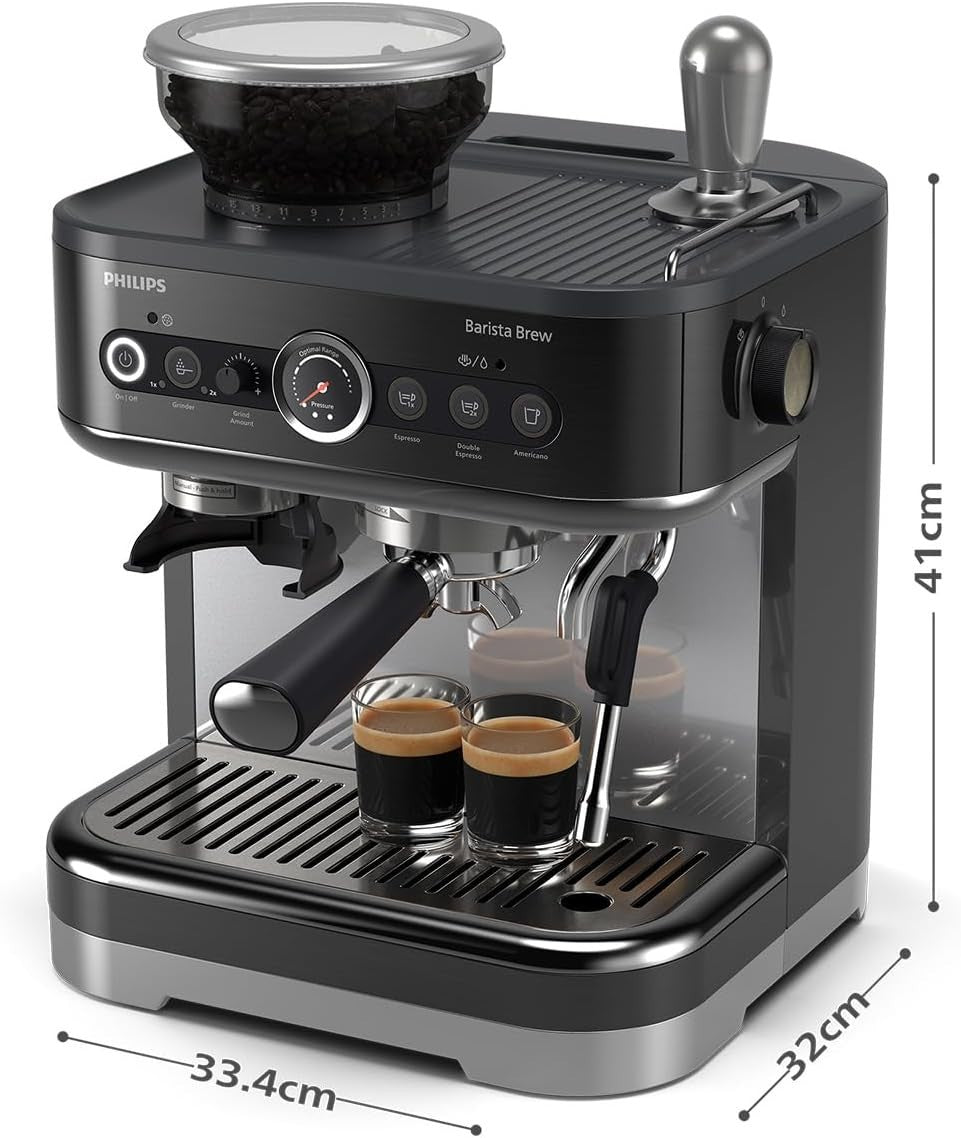 Semi Automatic Espresso Coffee Machine | Dual Shot Maker 1350W