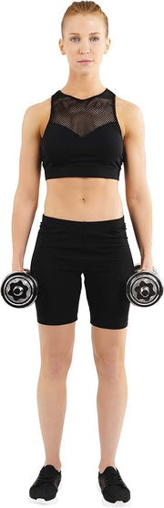 15kg Adjustable Dumbbell Set Carry Case Quick Lock Steel Home Gym