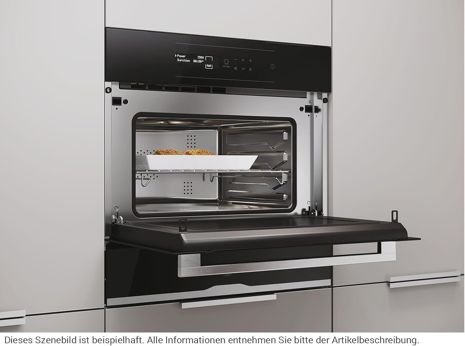 34L Compact Oven with Microwave Grill Black Countertop