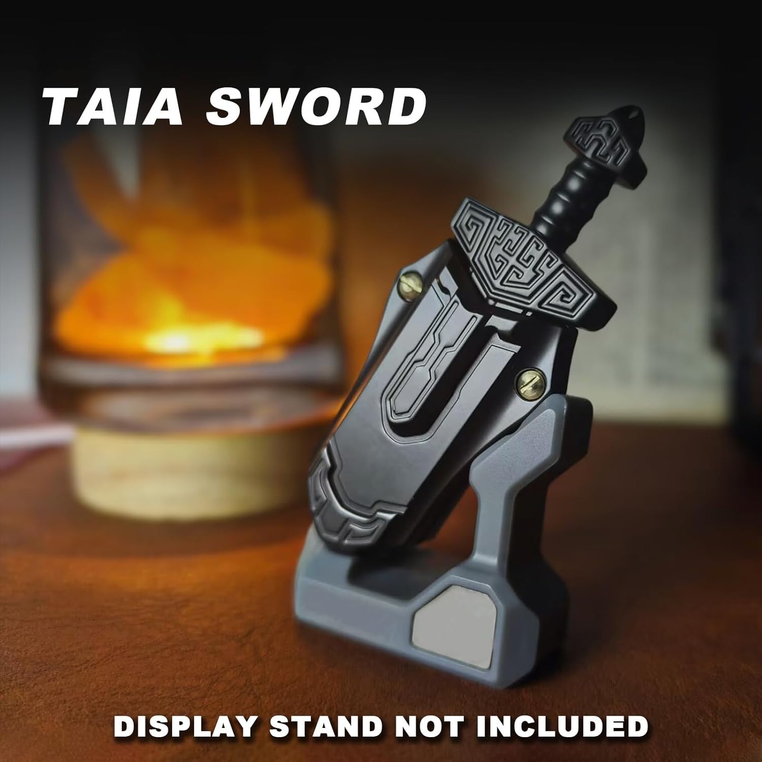 Metal Sword Fidget Slider Clicker EDC Stress Relief Pocket Toy