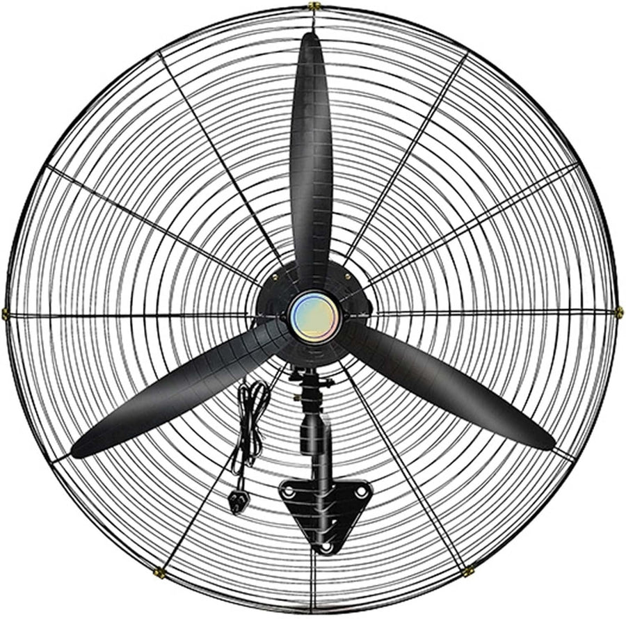 19.7" Industrial Wall Mounted Fan – 3-Speed Metal Blades Heavy Duty Cooling