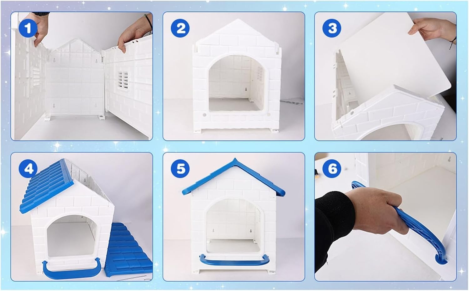 Plastic Chicken Nesting Box Laying Hen Coop Easy Clean