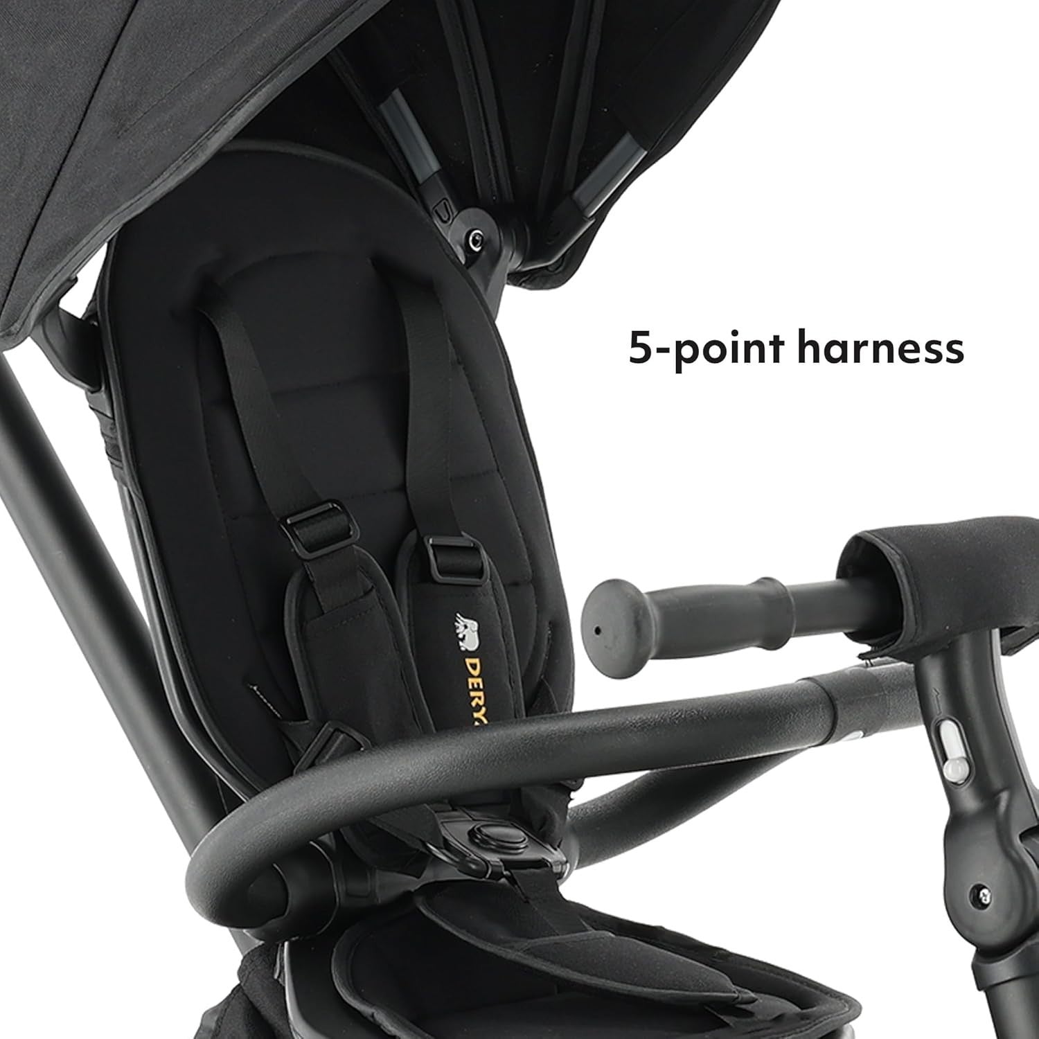 5 in 1 Toddler Tricycle Foldable Push Along Bike Swivel Seat 9M-4Y