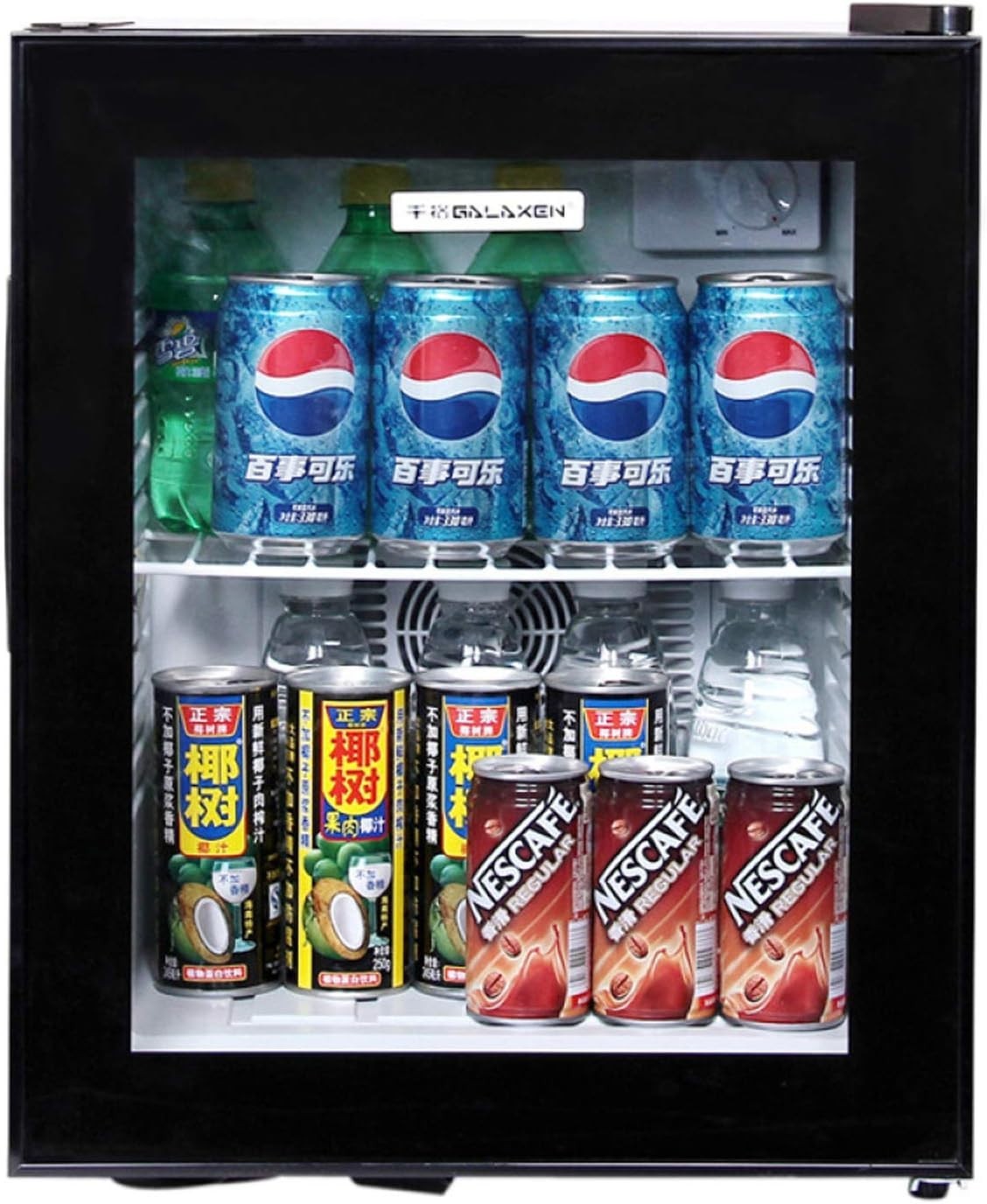 10L Mini Fridge Black Portable Quiet Frost-Free Bedroom Freezer