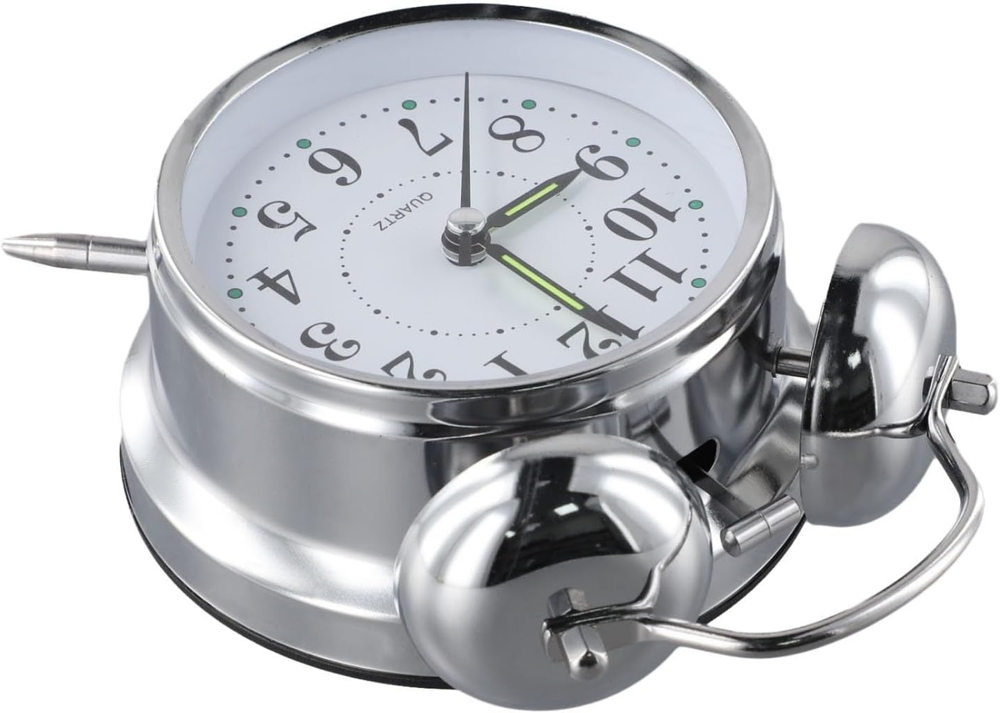 Classic Double Bell Alarm Clock Loud Wind Up Metal Heavy Sleepers 4 Inch