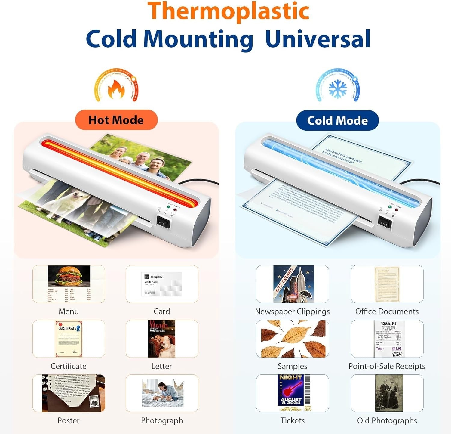 A4 Laminator Machine + 300 Pouches Fast Warm Up Anti Jam No Bubble
