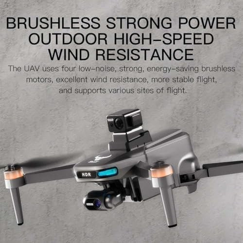 4K GPS Drone with 3-Axis Gimbal, 360° Obstacle Avoidance, 2 Batteries