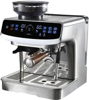 Commercial Espresso Coffee Machine 2.2L Pro Barista Maker with Burr Grinder