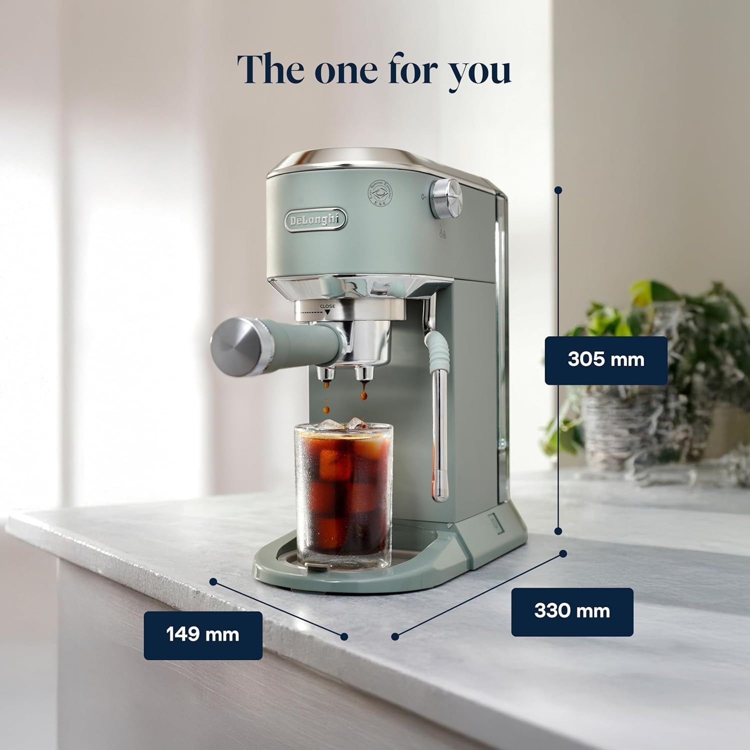 15 Bar Espresso & Cold Brew Coffee Machine | Steam Wand | LatteArt Milk Frother