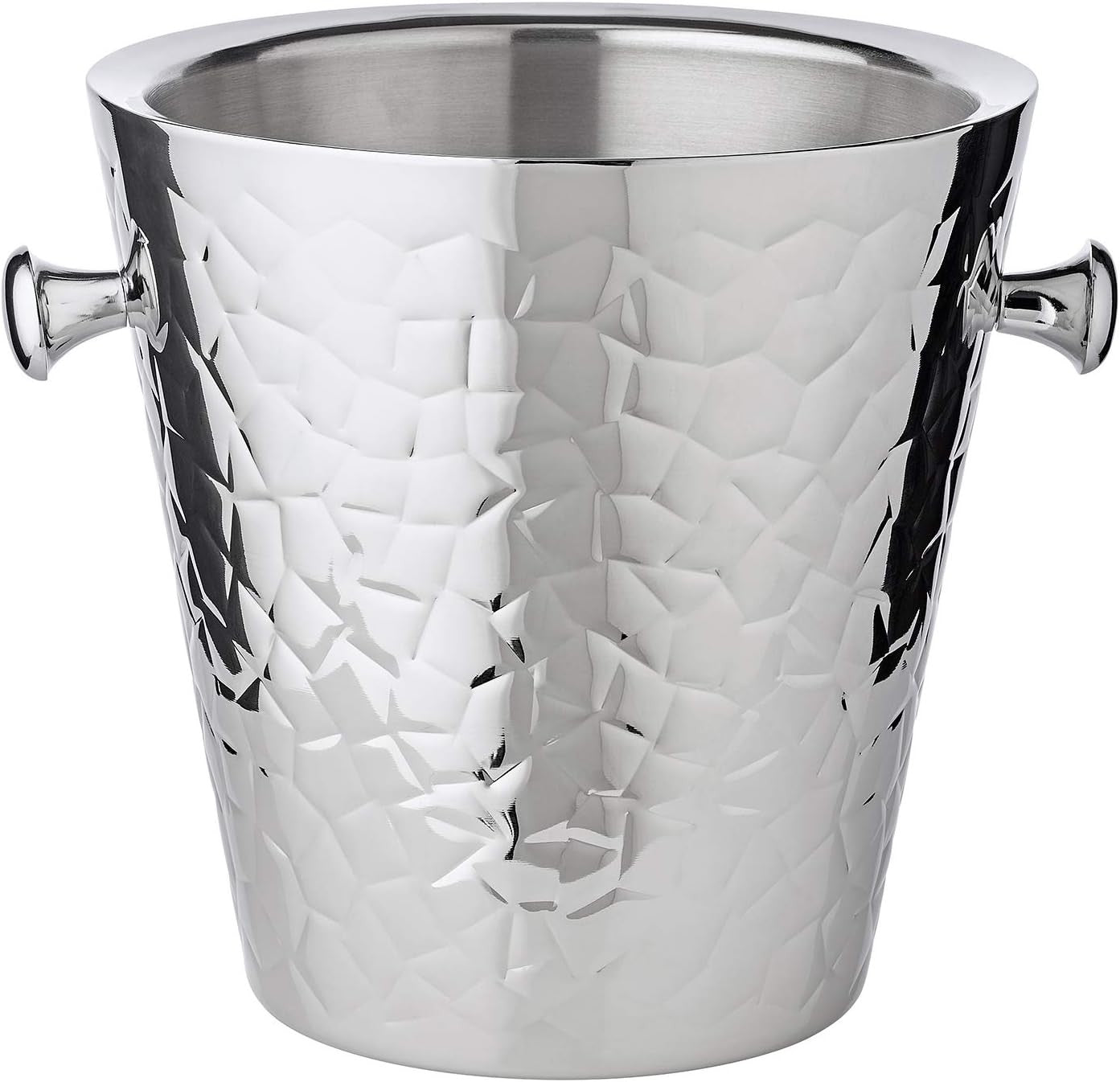 Stainless Steel Champagne Wine Cooler Stand Hammered Finish Floor Standing