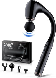 Deep Tissue Massage Gun with Extension Handle 10mm Percussion Back Pain Relief