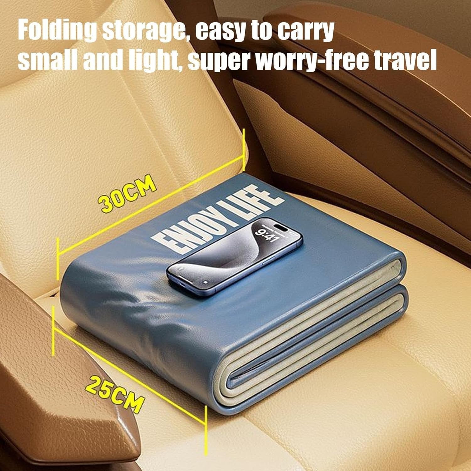 Inflatable Toddler Airplane Bed – Portable Kids Travel Air Mattress