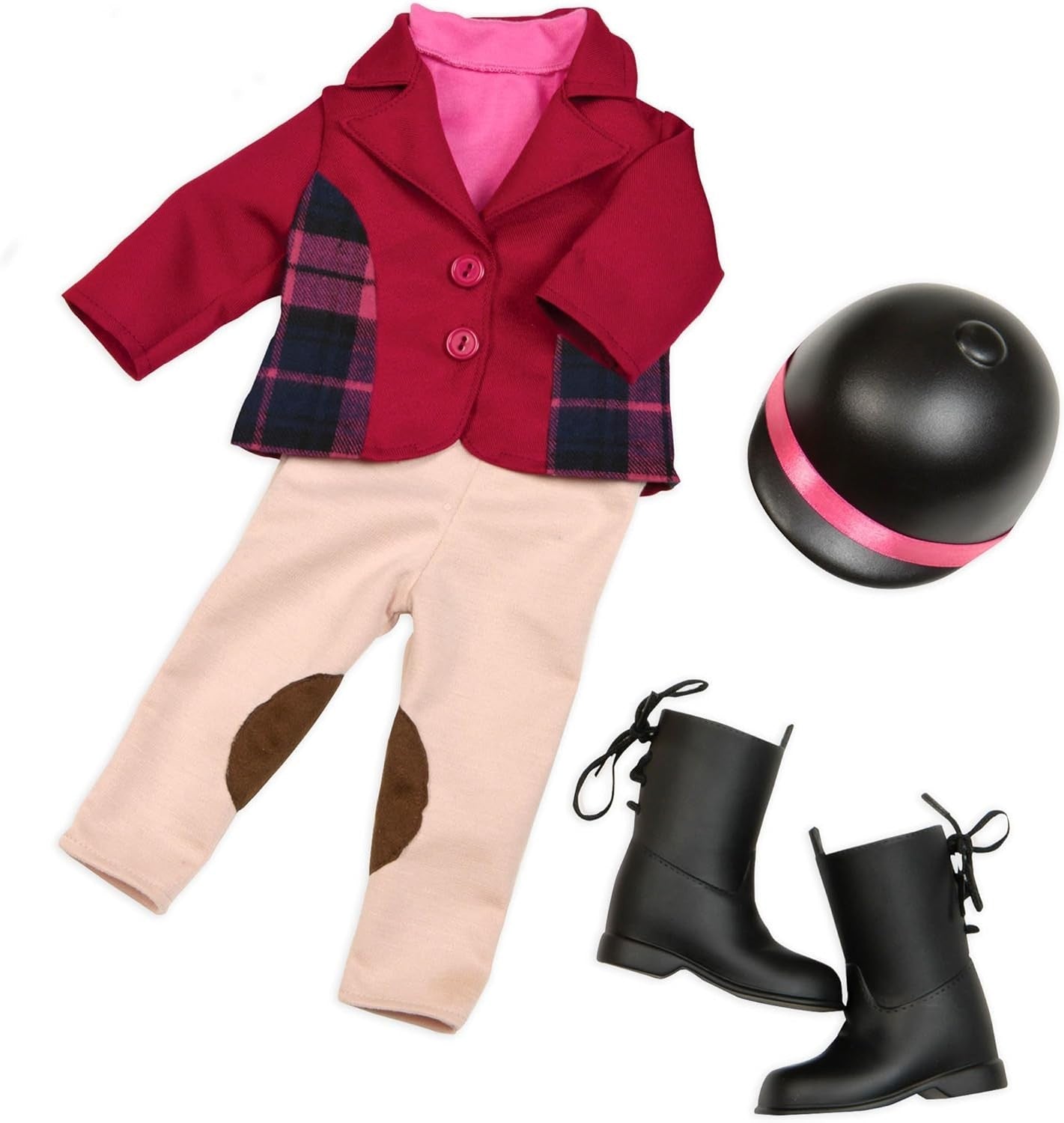 18-Inch Equestrian Doll Horse Riding Outfit Storybook Accessories