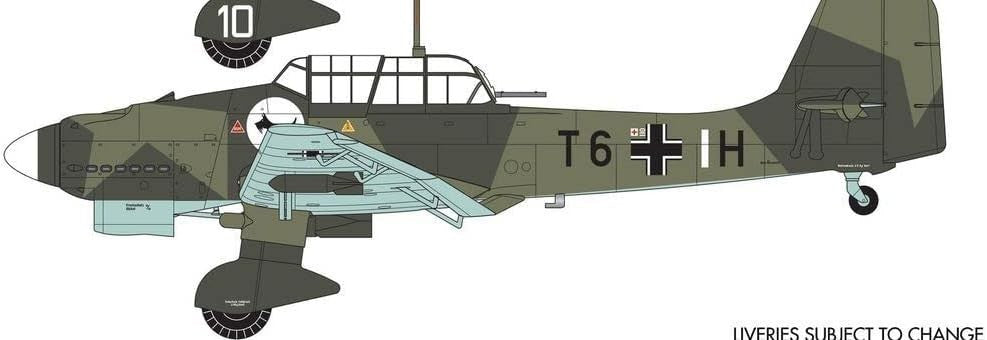 1:72 Junkers Ju87 B-1 Stuka Model Kit Plastic Plane Building Set 110 Parts