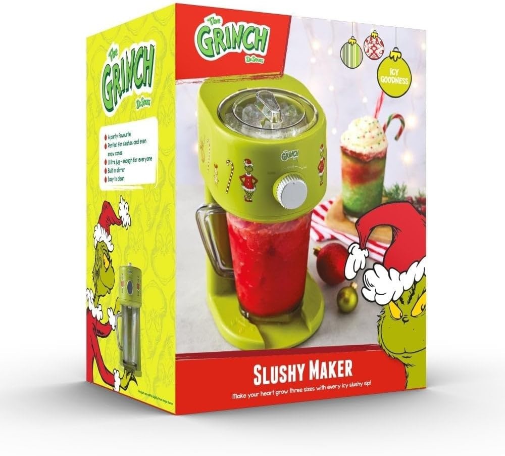 1.1L Slushie Maker Frozen Drink Machine One Touch Ice Crusher