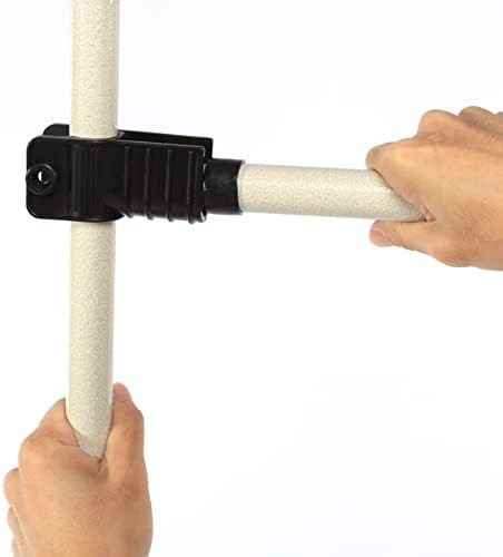 Telescopic Clothes Rail Heavy Duty Adjustable Garment Rack 329cm