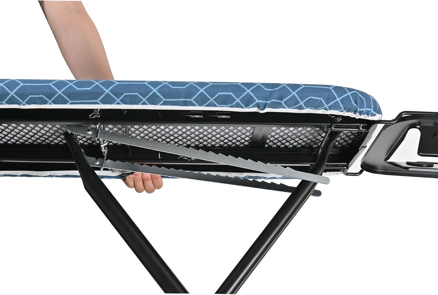 Foldable Ironing Board Adjustable Height Compact Lightweight Iron Rest