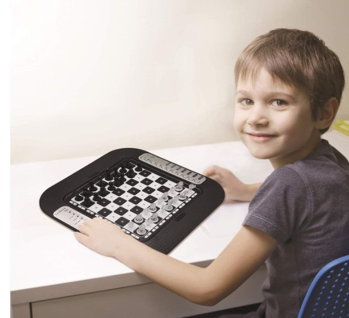 Electronic Chess Set with Touch Keyboard | 64 Levels | Light & Sound Effects