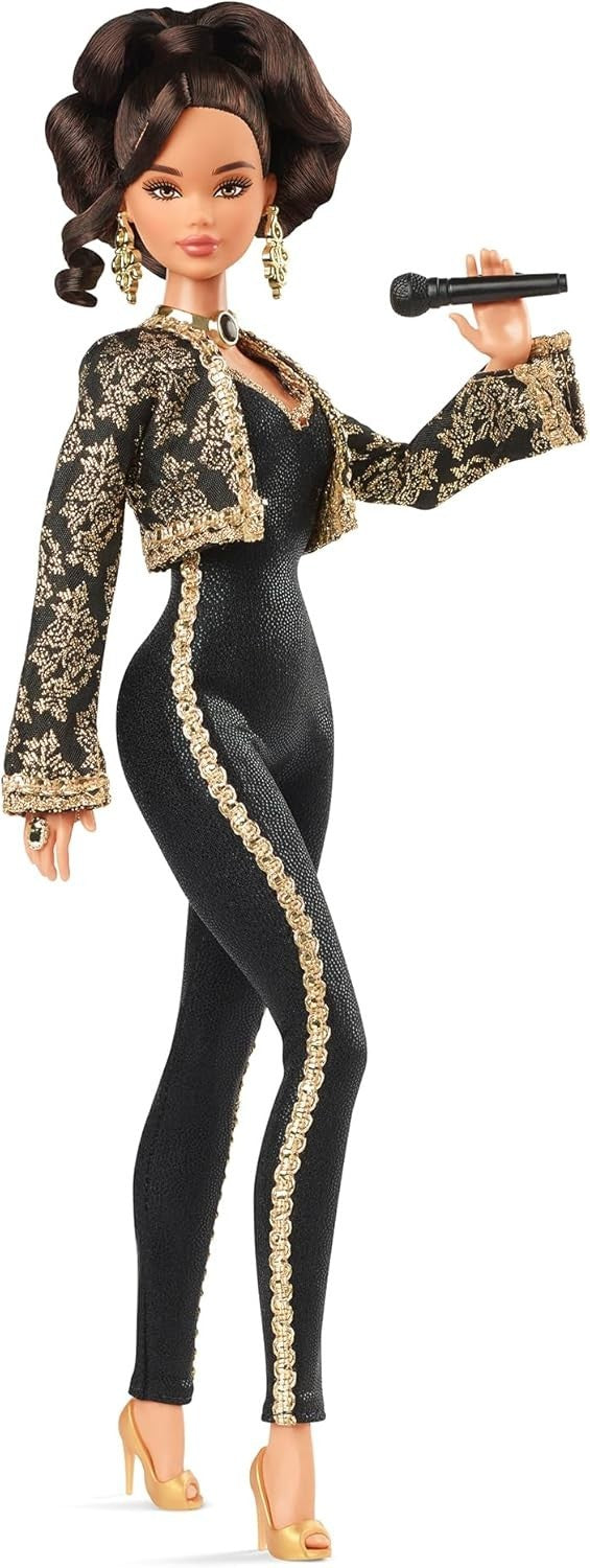 Signature Music Legend Collector Doll Black Gold Suit Keepsake Box