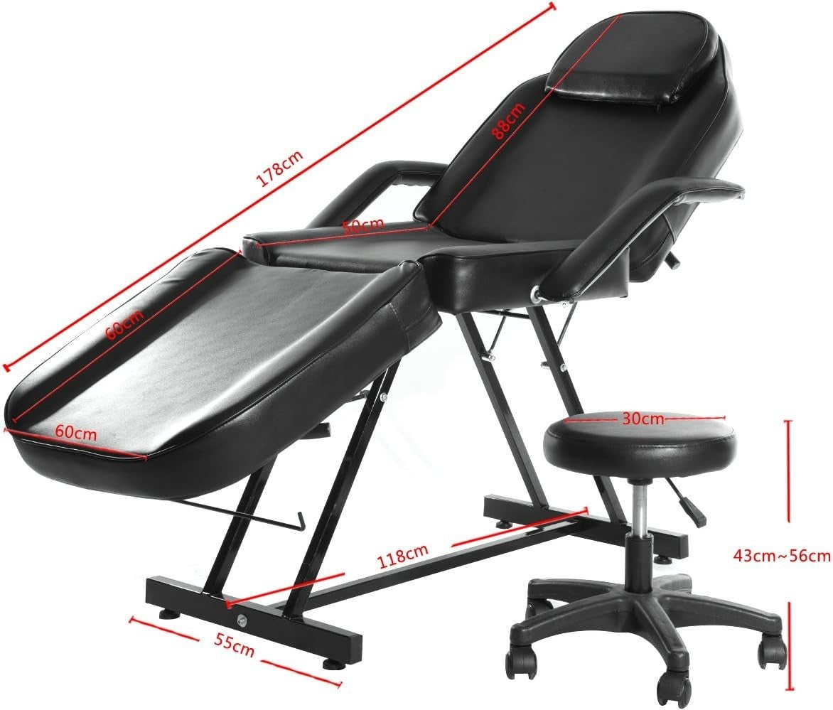 Portable Massage Therapy Bed Adjustable Folding Beauty Spa Table