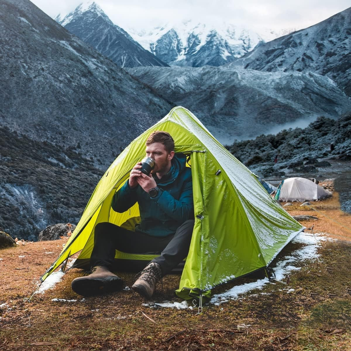 2 Person Lightweight Backpacking Tent 3-4 Waterproof