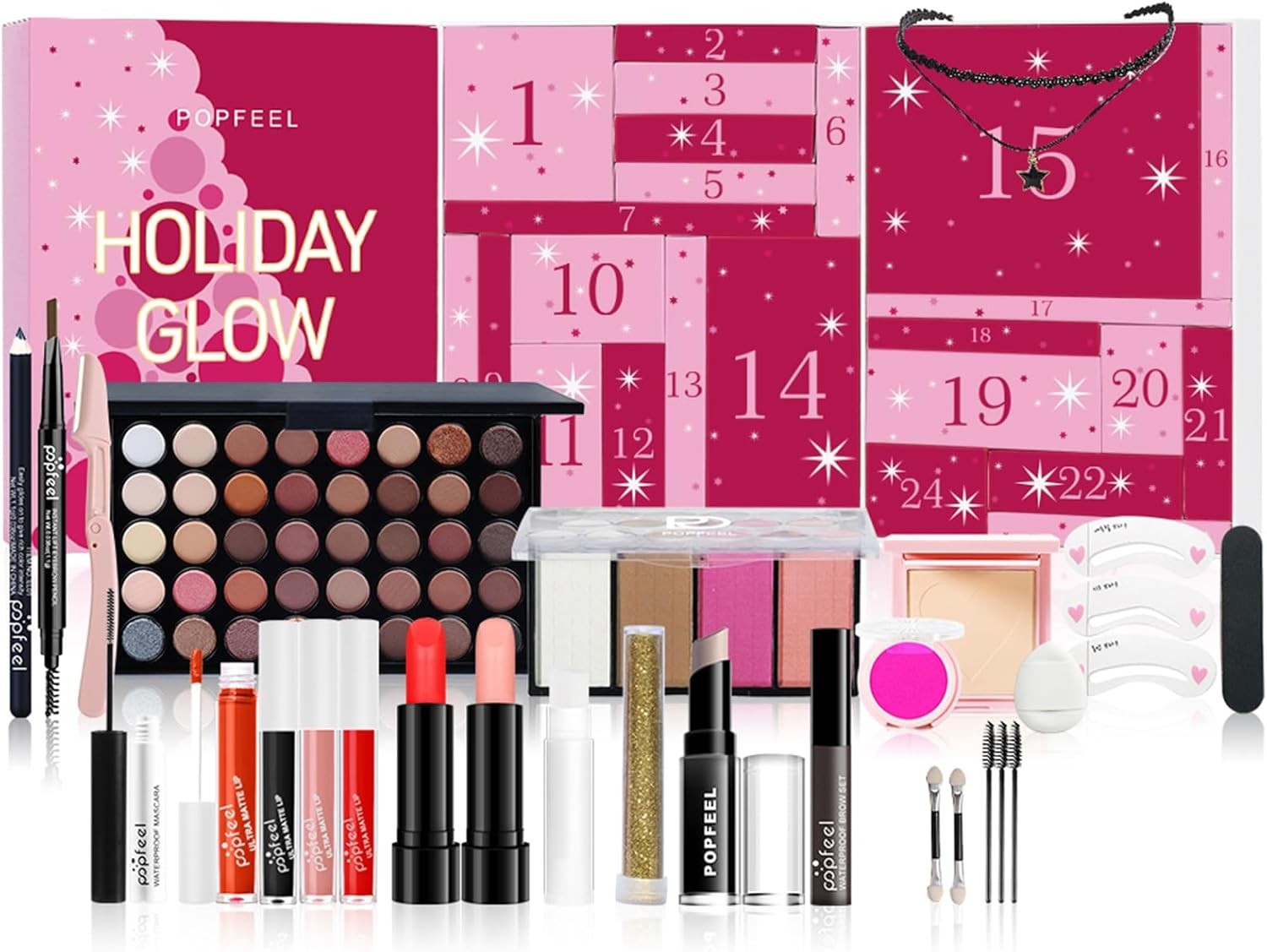 Makeup Advent Calendar 2025 24 Day Christmas Beauty Gift Set