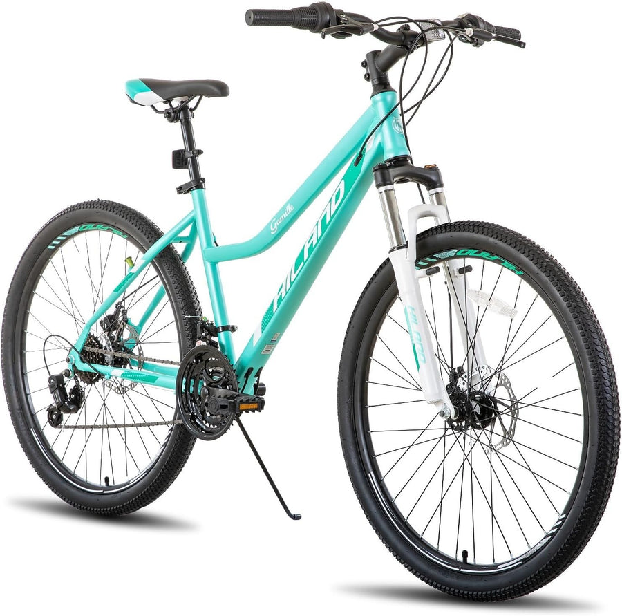 26" Women's Mountain Bike 21-Speed Disc Brakes Front Suspension Steel