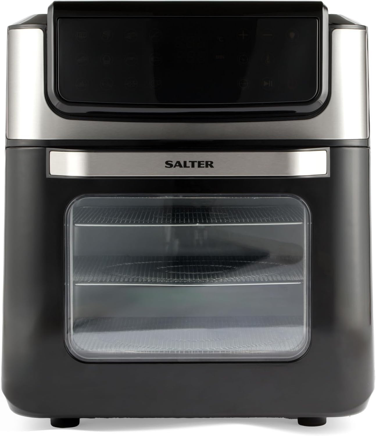 12L Digital Air Fryer Oven | 12 Presets, Rotisserie, 3 Racks, No Preheat, LCD