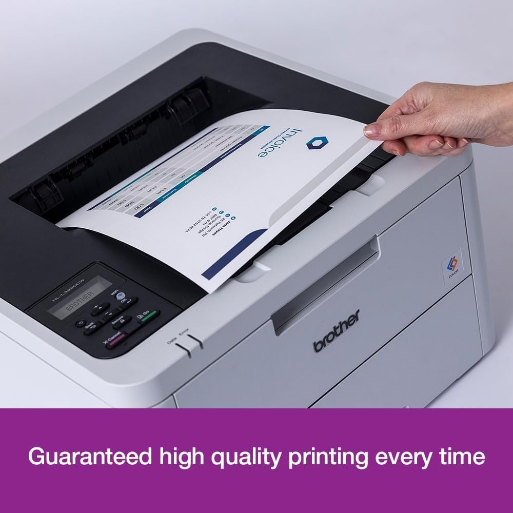Wireless Colour Laser Printer A4 USB 2.0 Duplex Grey Home Office