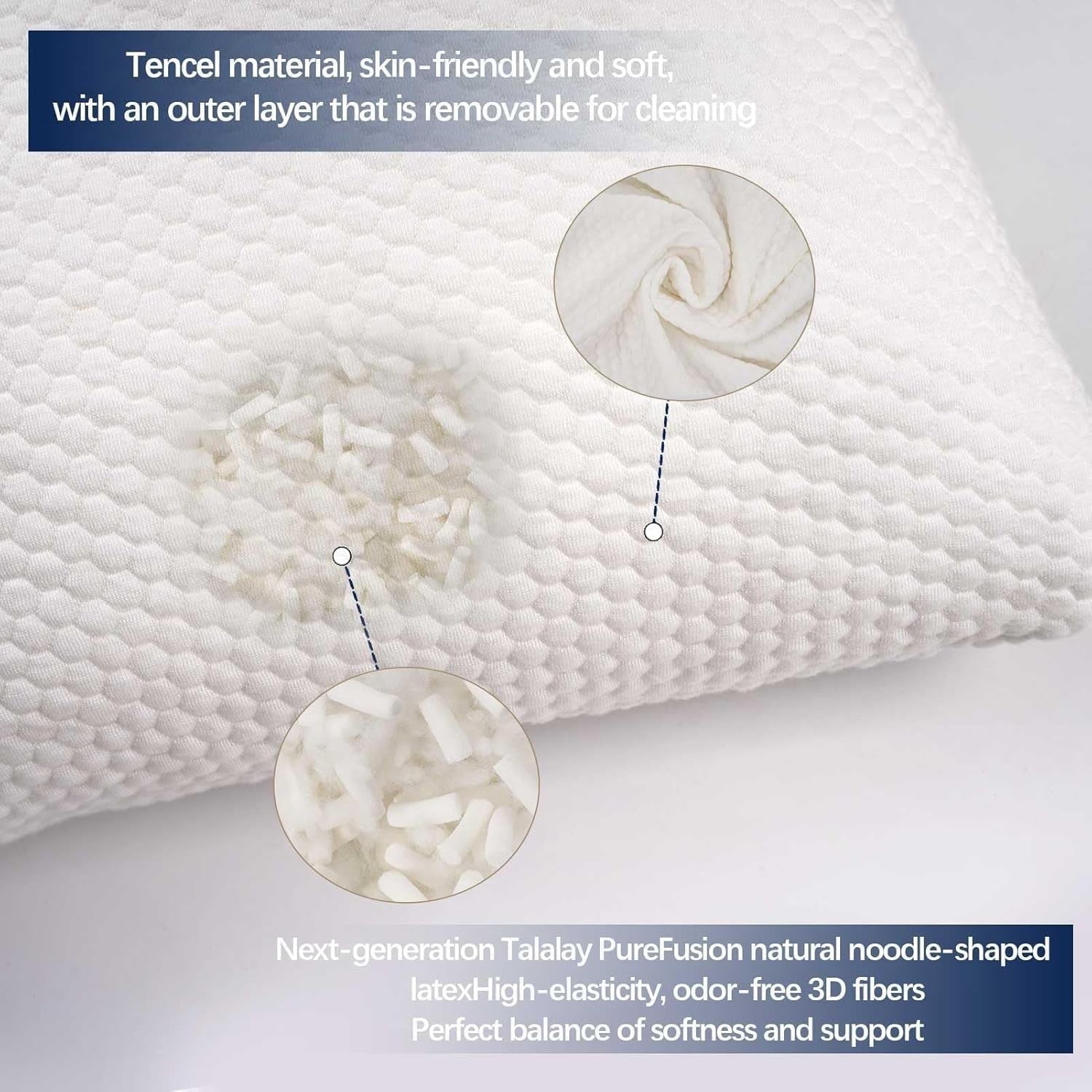 Body Pillow Full Length Adjustable Support for Side Sleepers Neck Back Pain