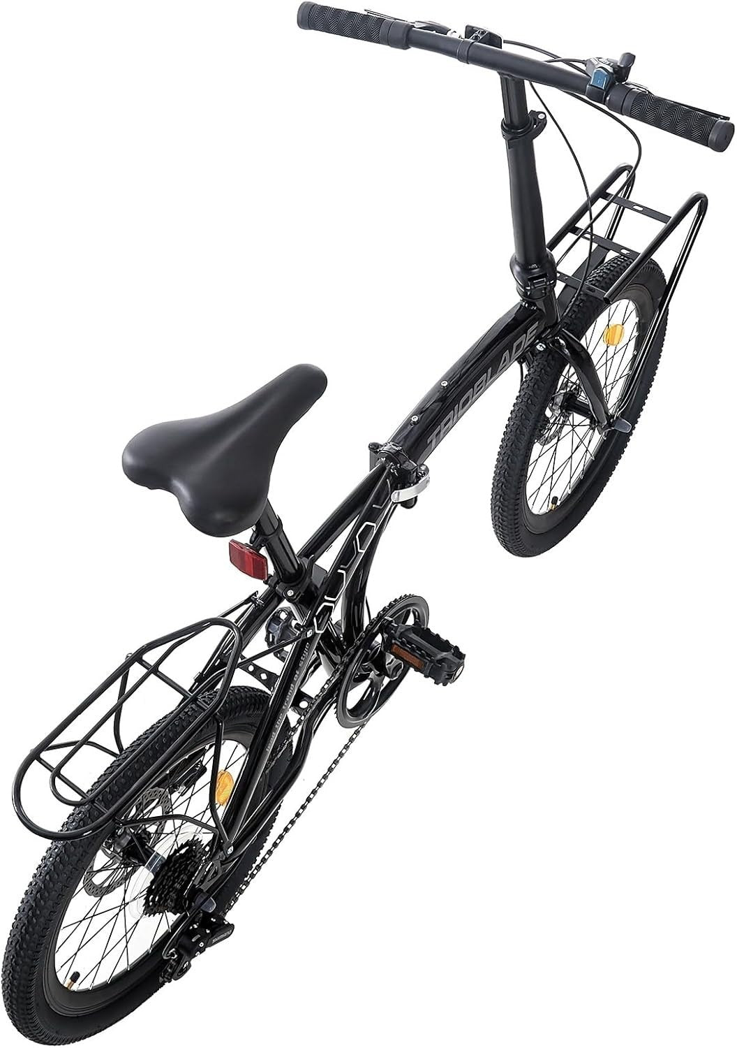 20" Folding Bike 7 Speed Disc Brake Lightweight Adult Commuter Bicycle