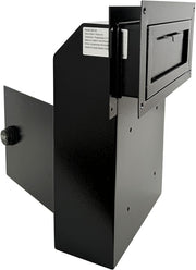 Secure Steel Drop Box w/ Combo Lock – Anti-Fishing Mail Slot, Rear Access, Small
