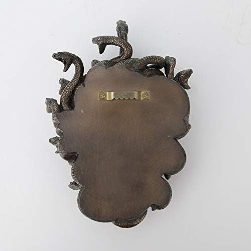 Medusa Wall Sculpture Bronze Finish Greek Gorgon Decor