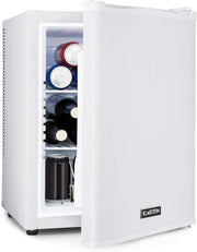 Compact 40L White Mini Fridge Tabletop Cooler for Home Office Room