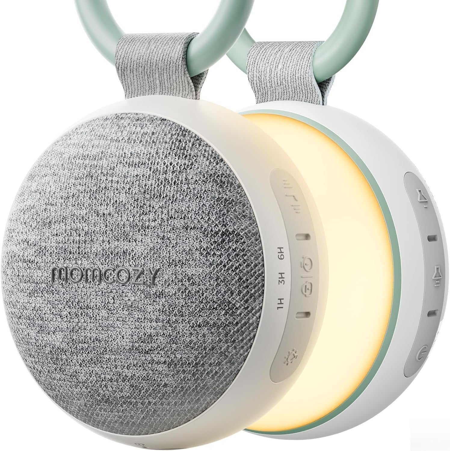 Portable White Noise Machine for Baby – 20 Soothing Sounds & Night Light