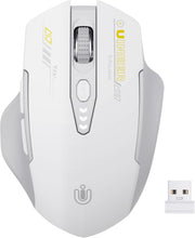 Rechargeable Wireless Mouse Battery Display Adjustable DPI USB Laptop Office